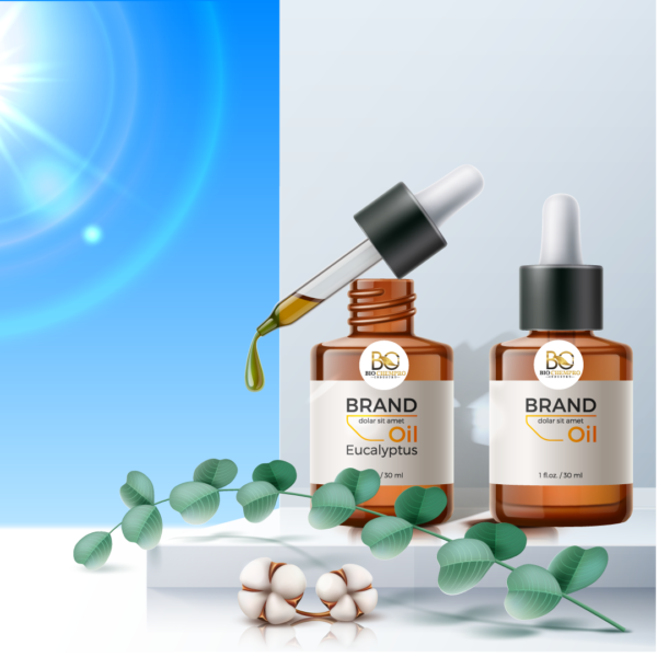 Contoh pembungkusan produk aromaterapi dalam koleksi Bio Chempro
