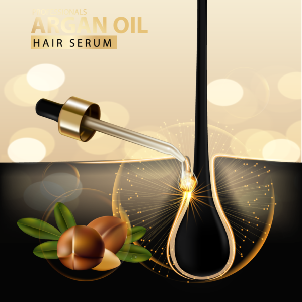 Contoh konsep hair serum Bio Chempro untuk perbincangan pembangunan produk